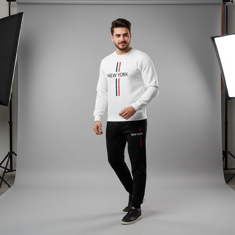 ست مردانه دورس و شلوار new york-چند رنگ